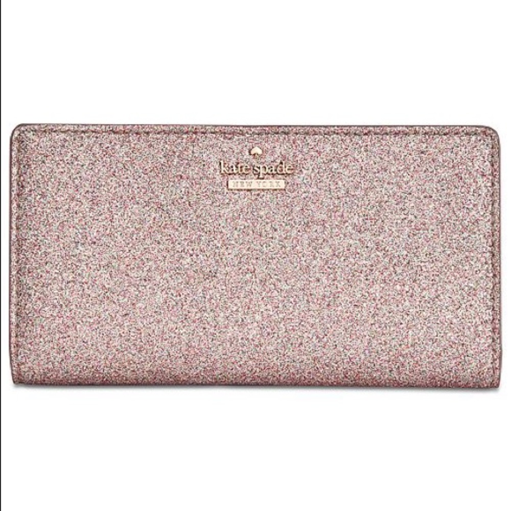 NWT Kate Spade Burgess Court Wallet rose gold